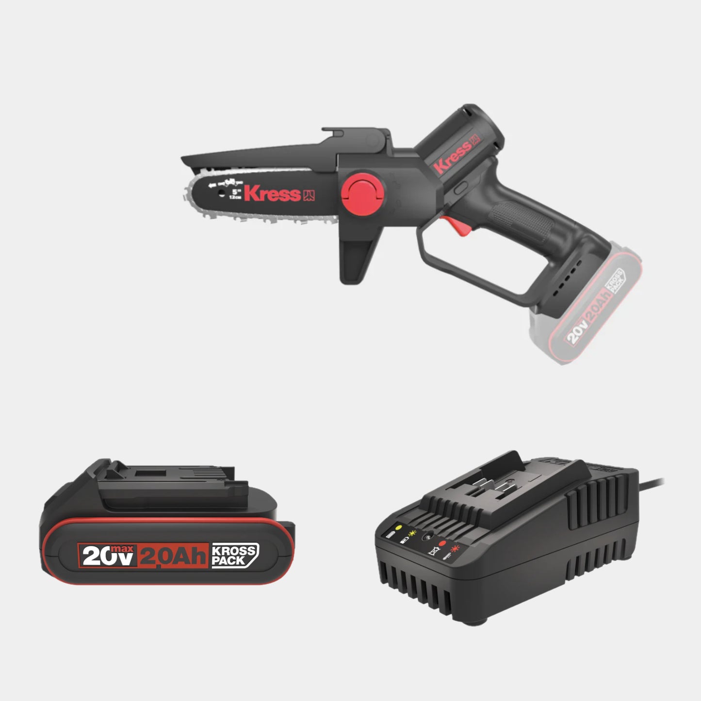 Kress 20 V 12 cm one-hand chainsaw