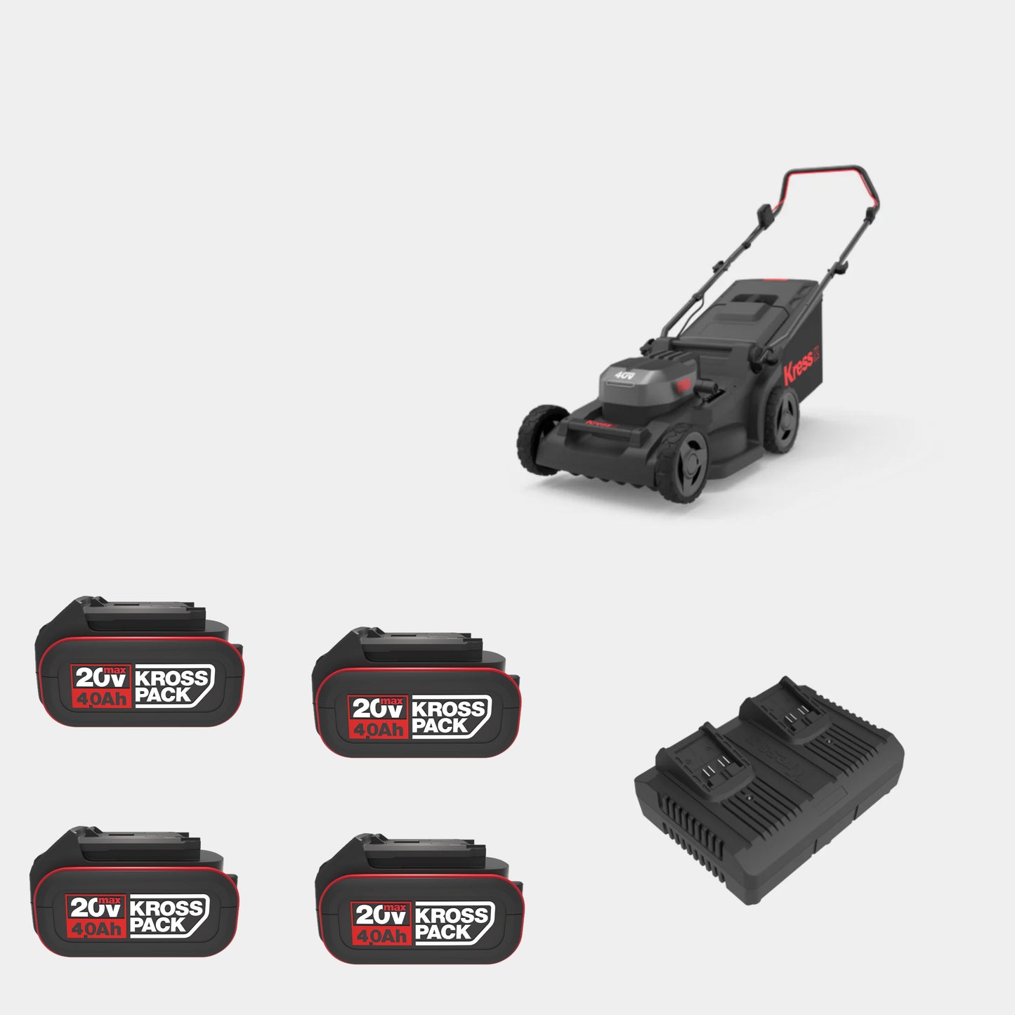 Kress 40V 41cm Brushless Push Mower