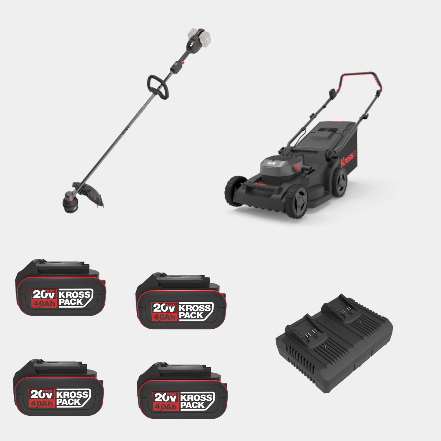 Kress 40V 41cm Brushless Push Mower