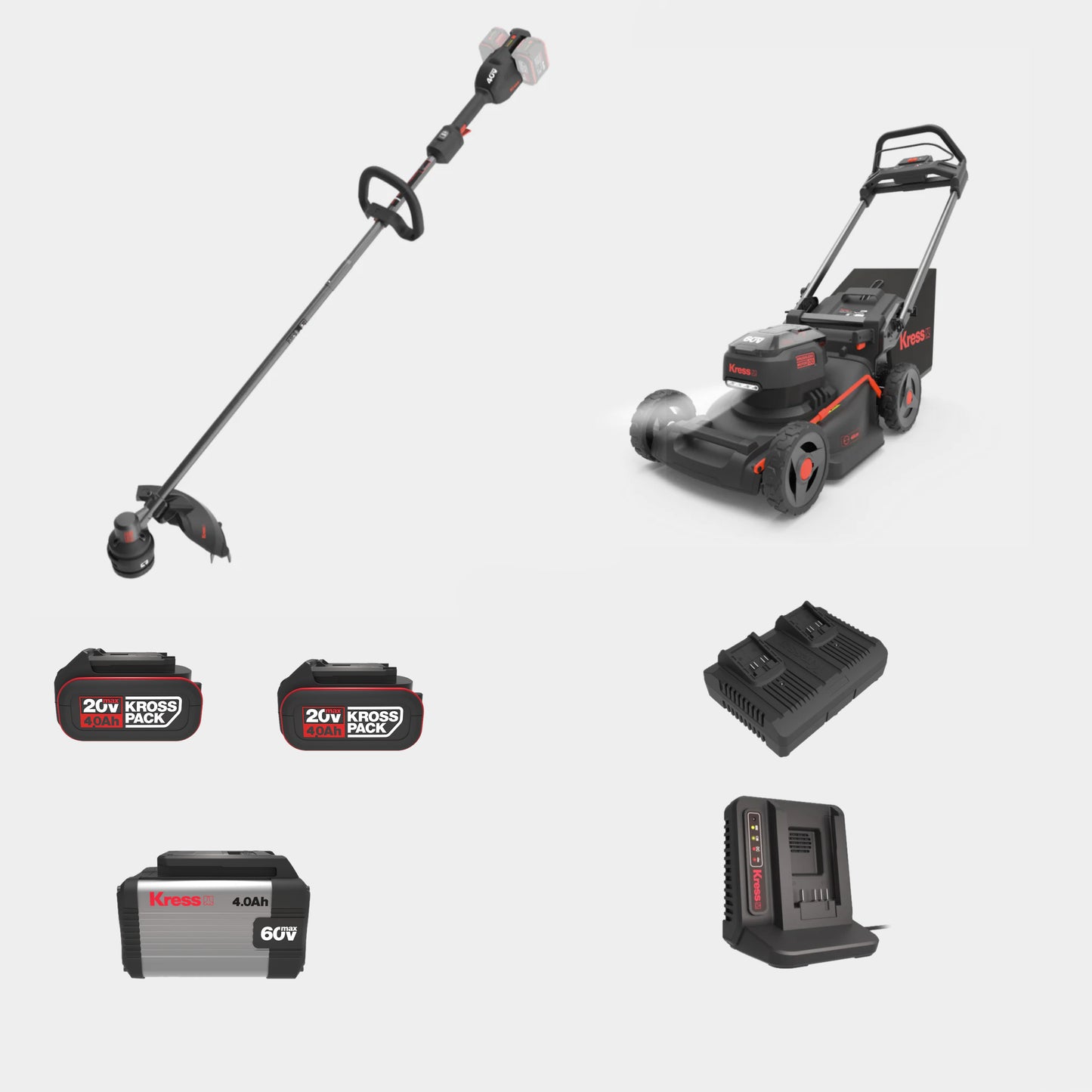 Kress 60 V 46 cm push lawn mower