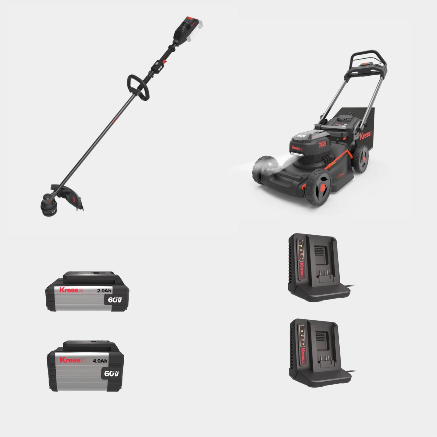 Kress 60 V 46 cm push lawn mower