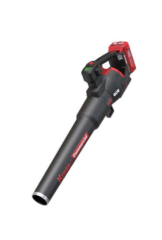 Commercial-grade 60 V handheld leaf blower