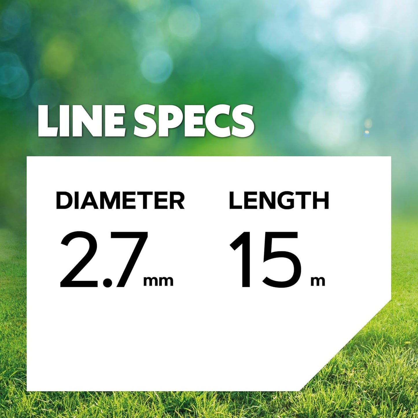 Oregon Nylium Star-Shaped Strimmer Line – 2.7mm x 15m | Heavy-Duty, Professional Nylon with 5 Cutting Edges for Petrol Grass Trimmers & Brushcutters