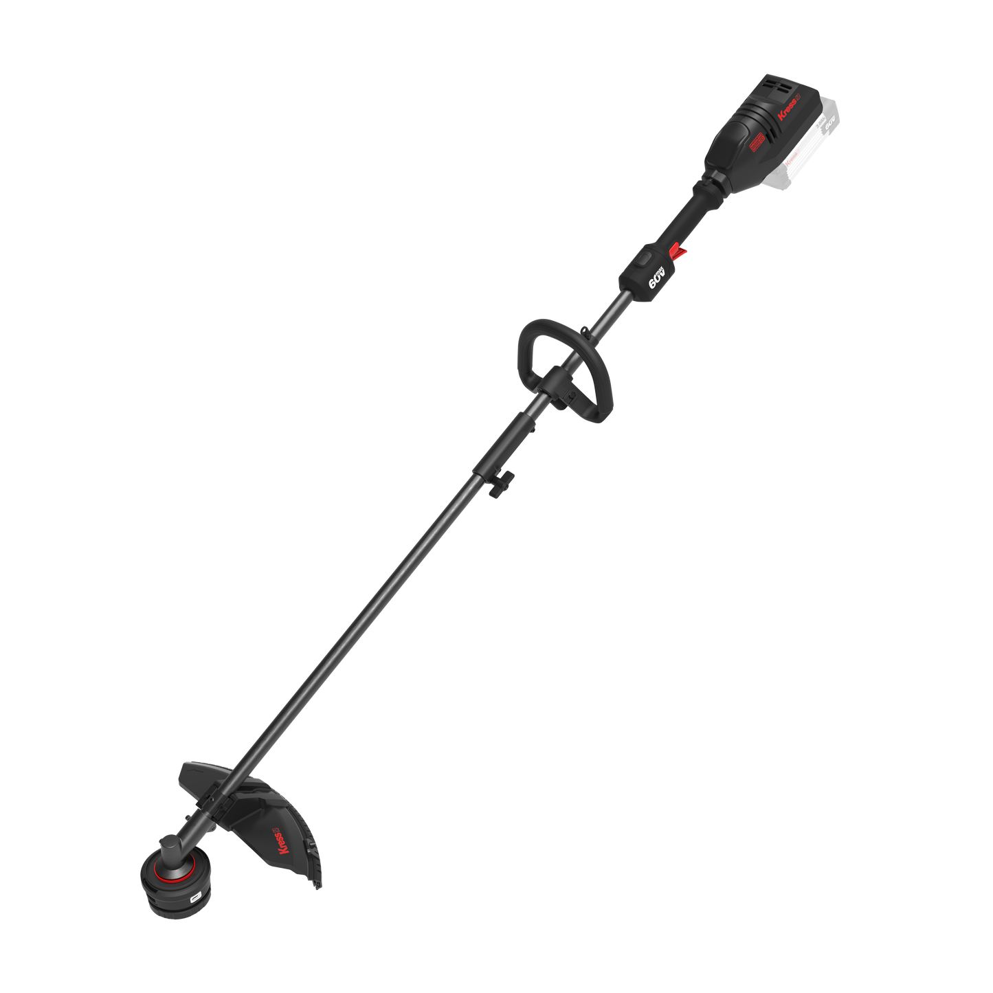 Professional-grade 60 V multi-attachment grass trimmer