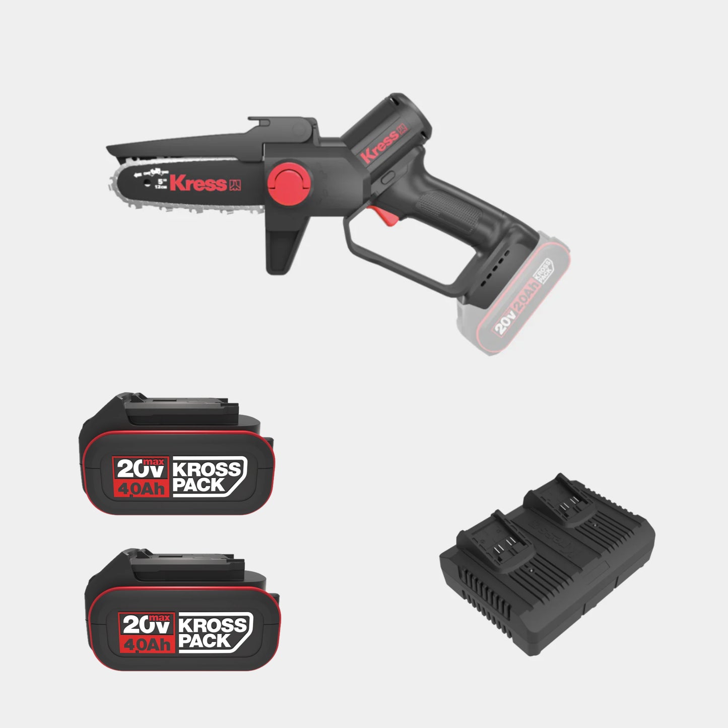 Kress 20 V 12 cm one-hand chainsaw