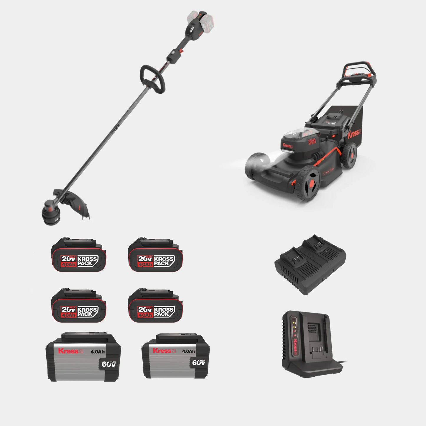 Kress 60 V 46 cm Self-Propelled Lawn Mower