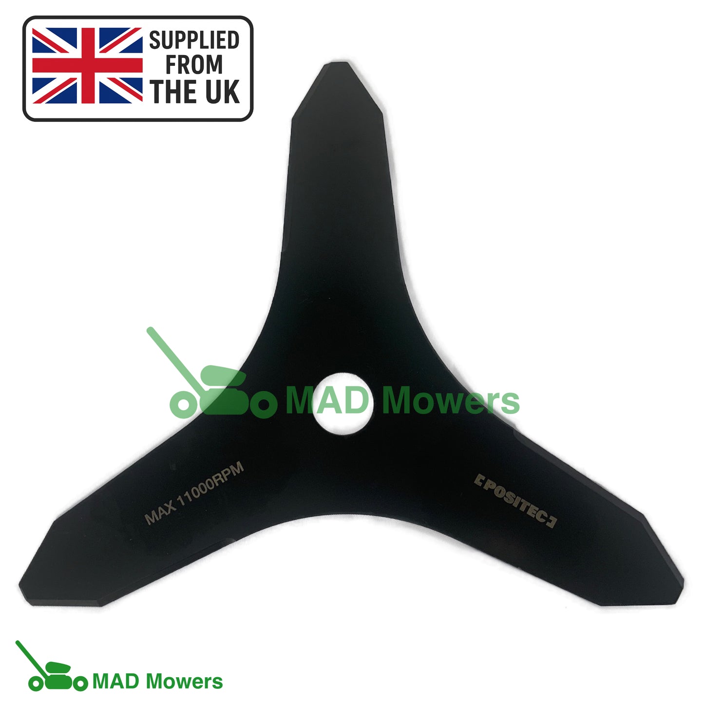 Grass Trimmer blade with three points. 