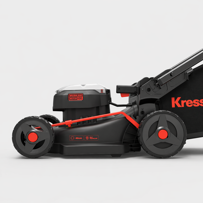 Kress 60V 46cm Self-Propelled Lawn Mower – Powerful, Effortless Cutting for Medium to Large Gardens