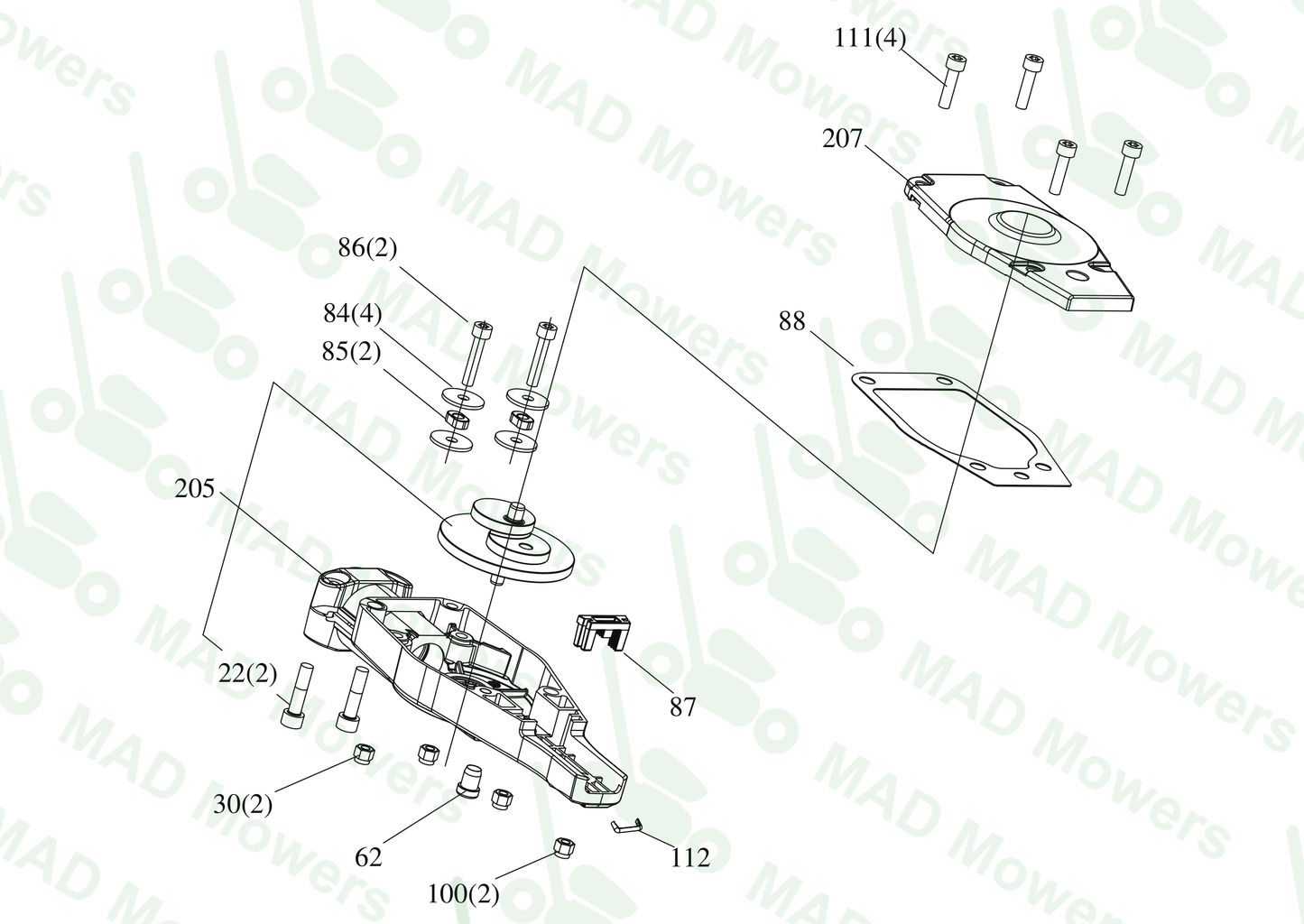 Parts Commercial-grade 60 V pole hedge trimmer KC241.9