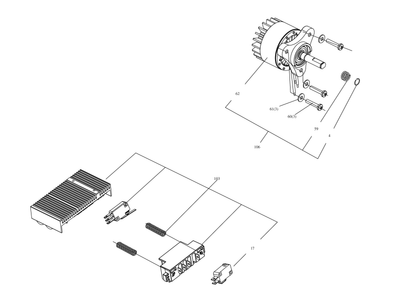 Parts Commercial-grade 60 V chainsaw KC300.9