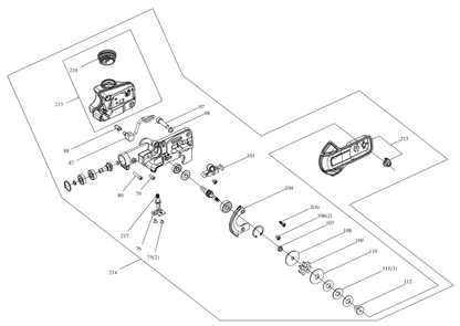 Parts Kress Commercial-grade 60 V pole saw KC330.9