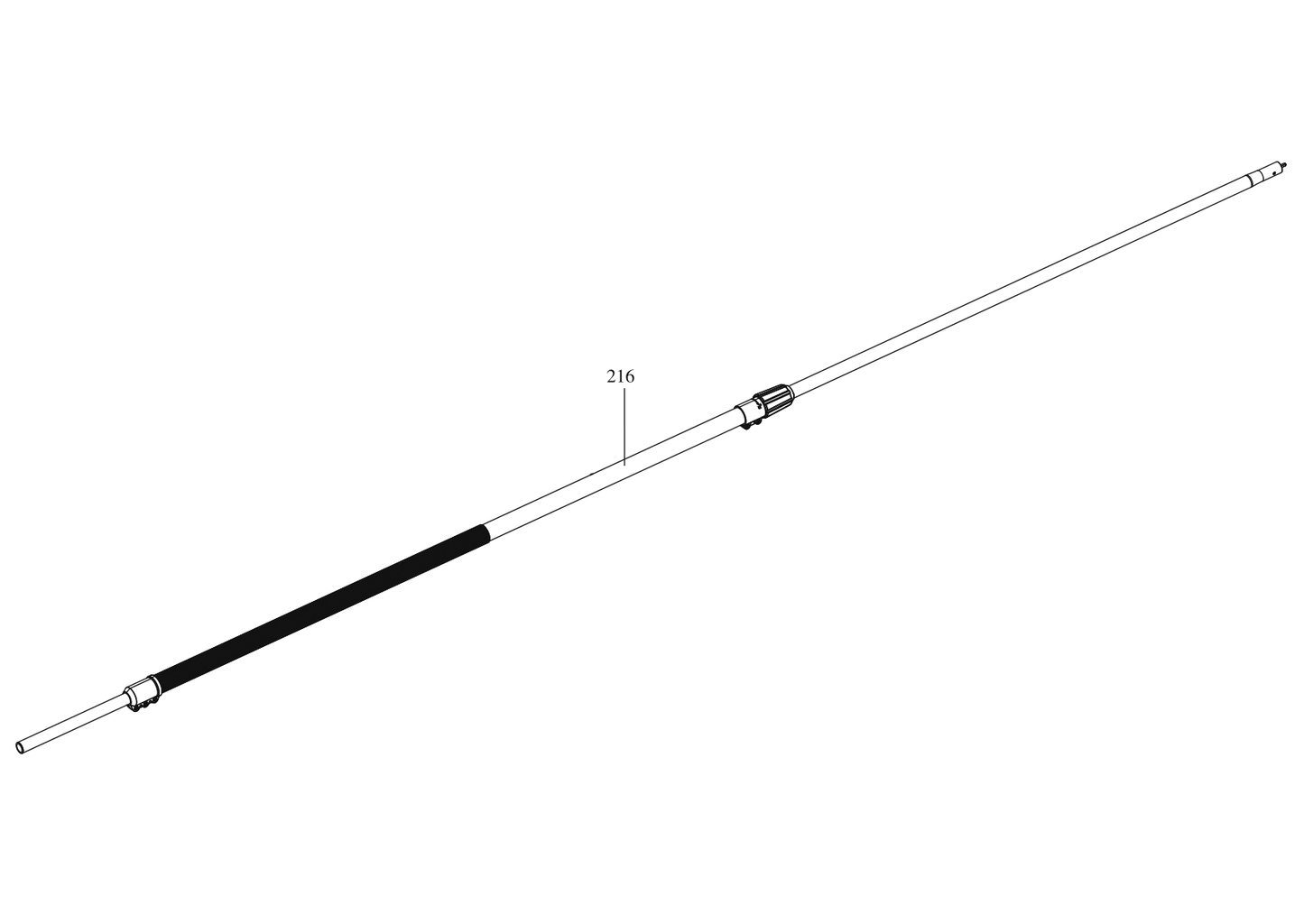 Parts Kress Commercial-grade 60 V pole saw KC330.9