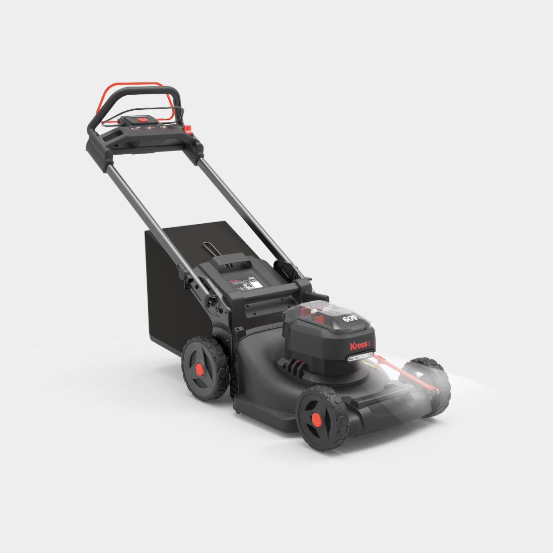 Kress 60V 46cm Self-Propelled Lawn Mower – Powerful, Effortless Cutting for Medium to Large Gardens